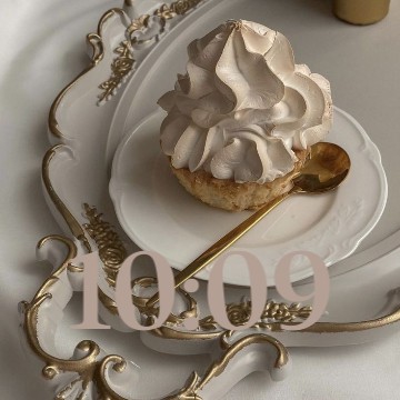 brown aesthetic dessert