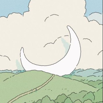 Cute moon