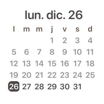 Calendario.