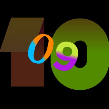 MULTI COLOR CLOCK