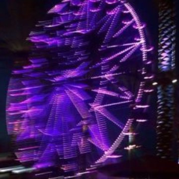 Neon purple