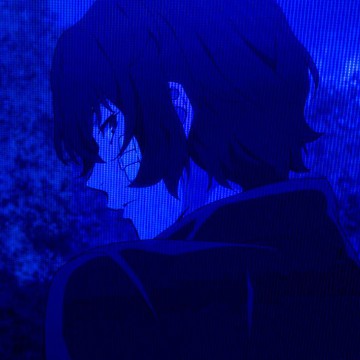 anime blue aesthetic 