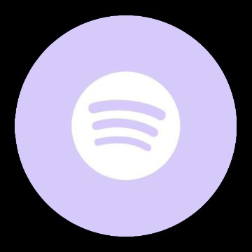 spotify circle lilac