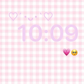 Pink clock