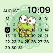 Keroppi Calendar and Time