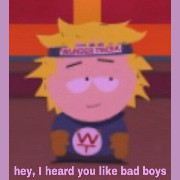 Hey, I heard you like bad boys wonder Tweek south park 
