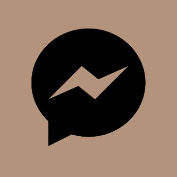 brown messenger icon