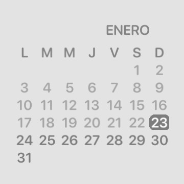 widget calendari