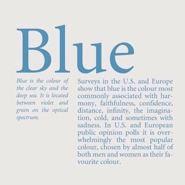 blue