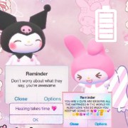 Kuromi and Melody Reminder