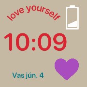 clock love yourself