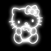 Neon hello kitty :3