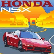 HONDA NSX Clock