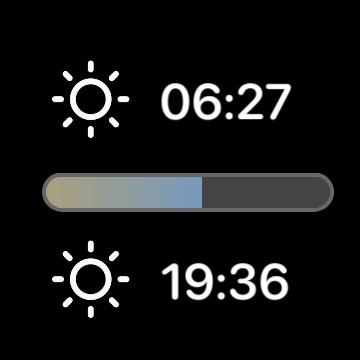 sunrise / sunset