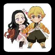 Nezuko and zenistu demon slayet cute