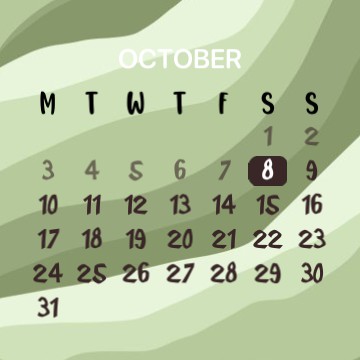 Green Calendar 