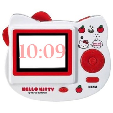Hello Kitty Camera clock