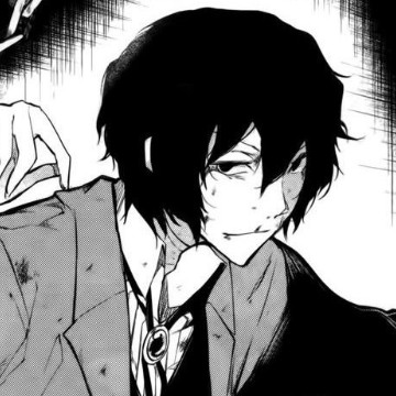 dazai black aesthetic dark