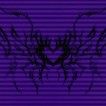Heart Purple