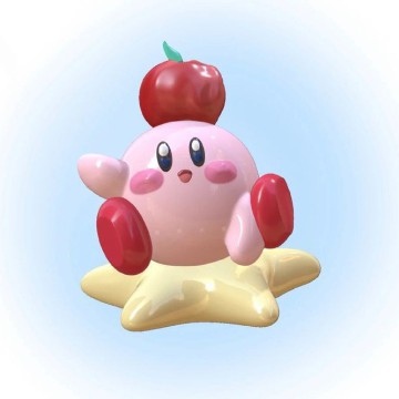 Cute Apple Kirby 