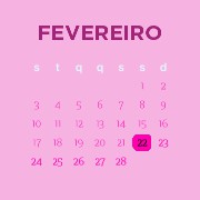 Pink Calendar