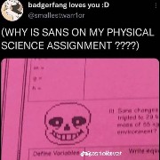 DAM SANS IS IN SCHOOL NOW 