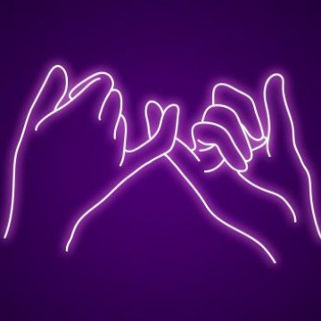 purple neon