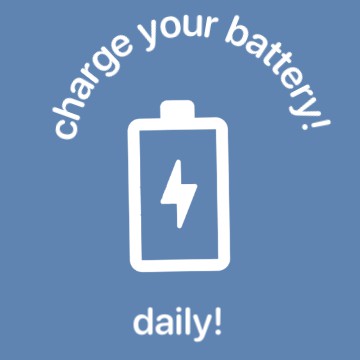blue battery widget 