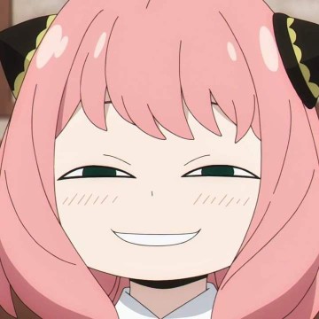 Anya smirking