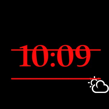 Stranger things clock