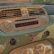 aesthetic green car stereo 