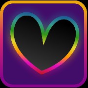 Rainbow heart