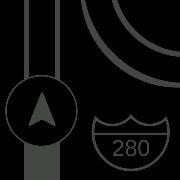 black Google maps