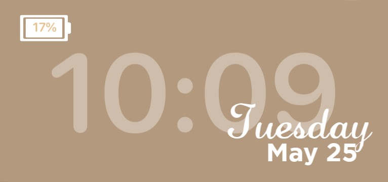 cream coffee widget