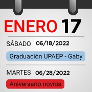 Agenda small widget