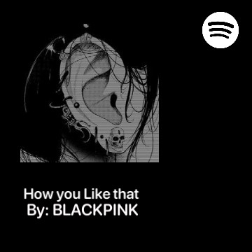 Spotify black aesthetic