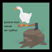 Peace was never an option