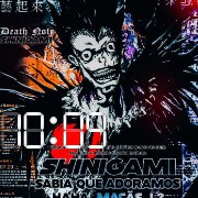 Ryuk from Death Note clock
