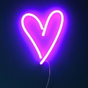 neon heart