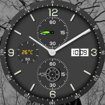 clock ticks on