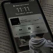 Phone playing some music