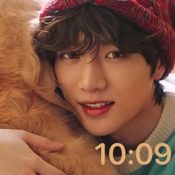 Beomgyu + Clock Widget