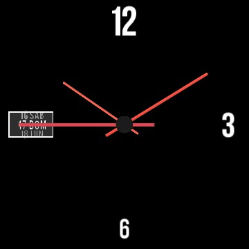 Simple designed clock