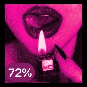 y2k girl with lighter pink