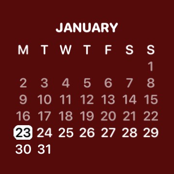 Red Calendar