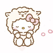 llama hello kitty 