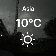 aesthetic weather widget