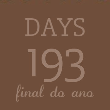 Countdown brown aesthetic