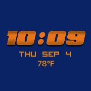orange and blue