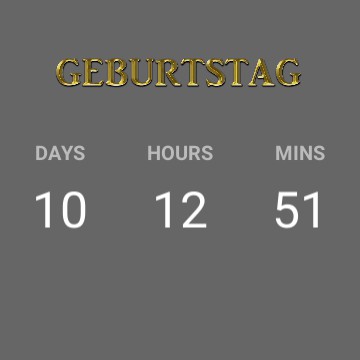 Geburtstag 